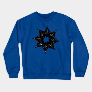 black flower Crewneck Sweatshirt